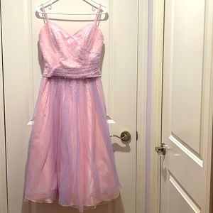Luxury Chiffon Evening/Wedding Dresses Bundle (with headpiece )